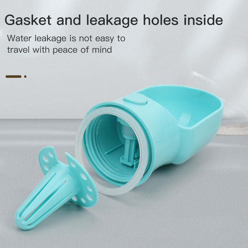 Exploded view of the Trailbowl showing the internal silicone gasket and leak-vent holes