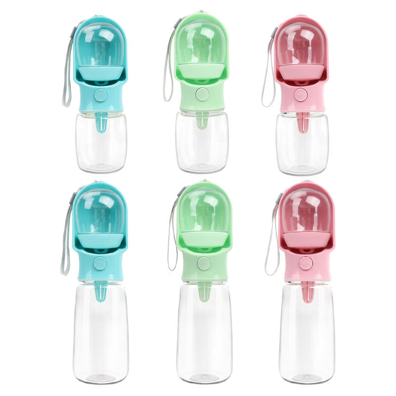 Six Trailbowl bottles lined up in mint, sage green, and blush pink colorways